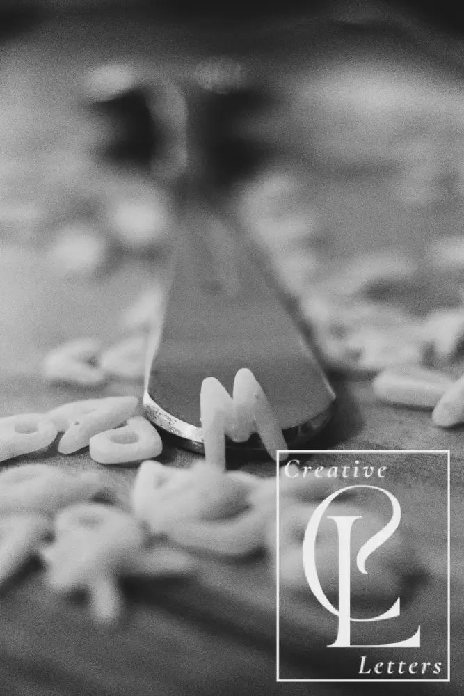 M aus der Buchstabensuppe